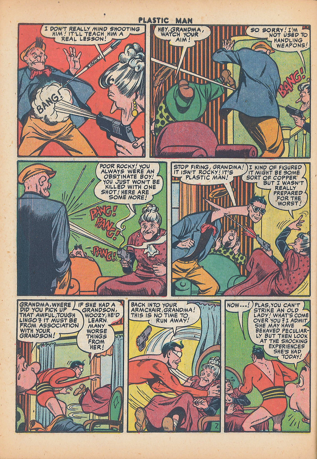 Read online Plastic Man (1943) comic -  Issue #30 - 48