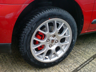 MG ZR Rover 25 GTi 16" Hairpin Alloy Wheels Red Brake Caliper