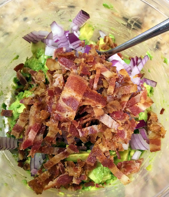 CraftyHope Cheesy Bacon Avocado Dip