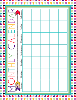 Free Printable Daily, Weekly, and Monthly Calendars | Three Coordinating Designs for Each Printable | Instant Downloads