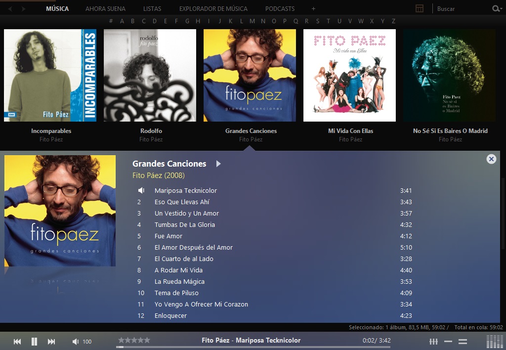 DISCOGRAFIA FITO PAEZ