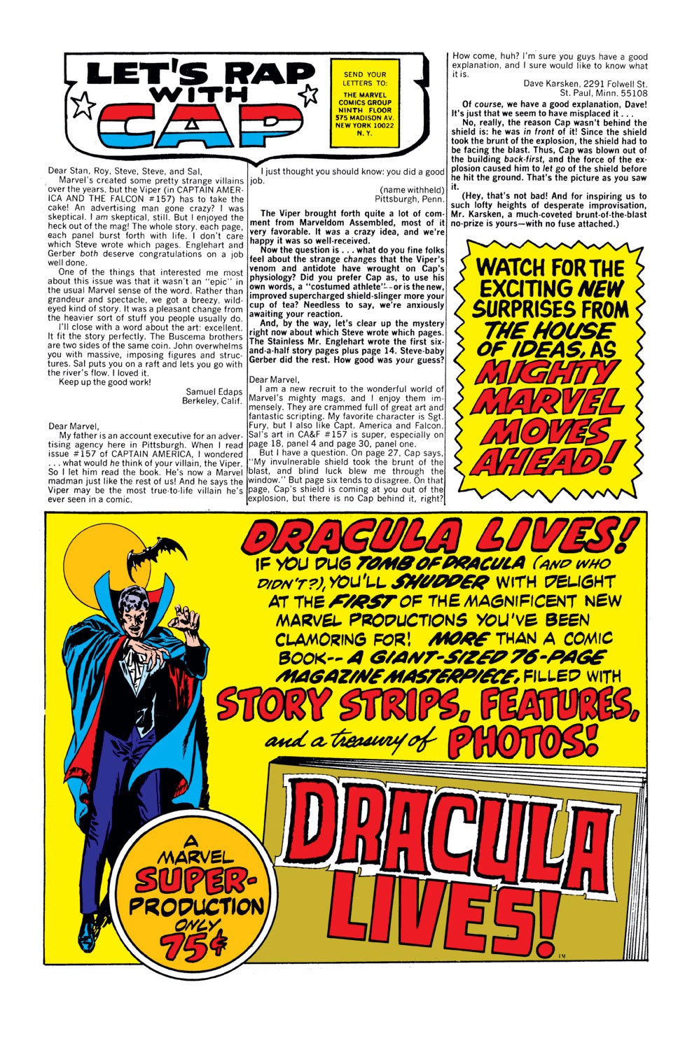 Read online Captain America (1968) comic -  Issue #161 - 22