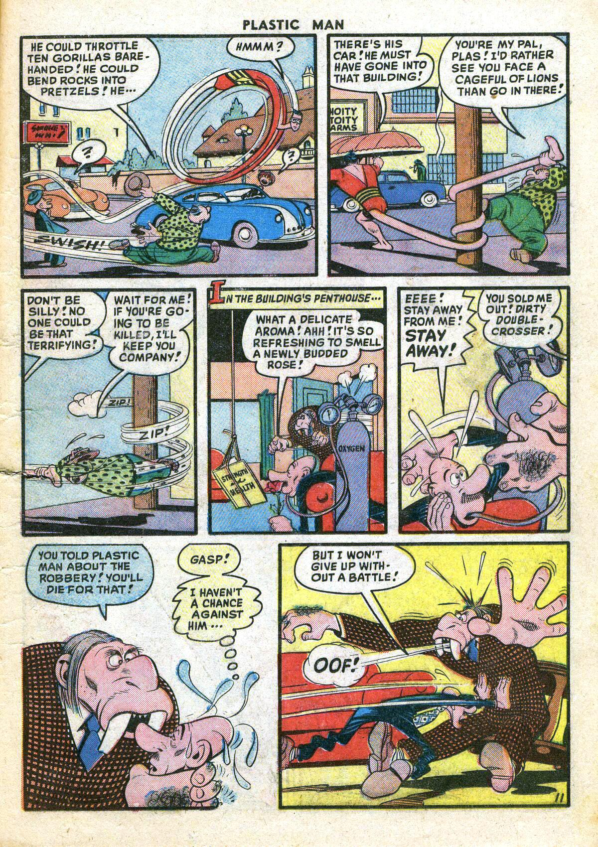 Read online Plastic Man (1943) comic -  Issue #19 - 13