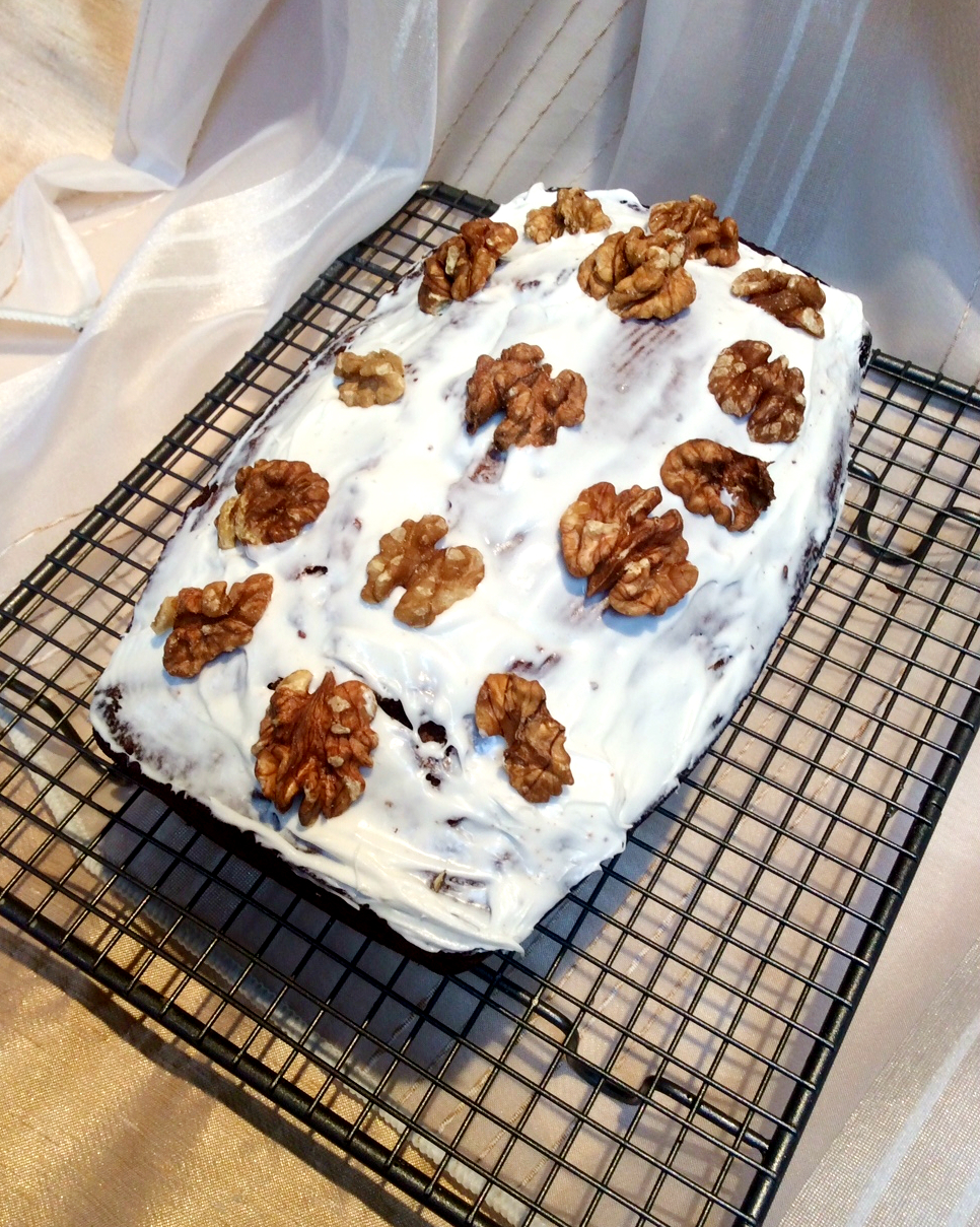 Chez Maximka Coffee, rum and walnut loaf cake