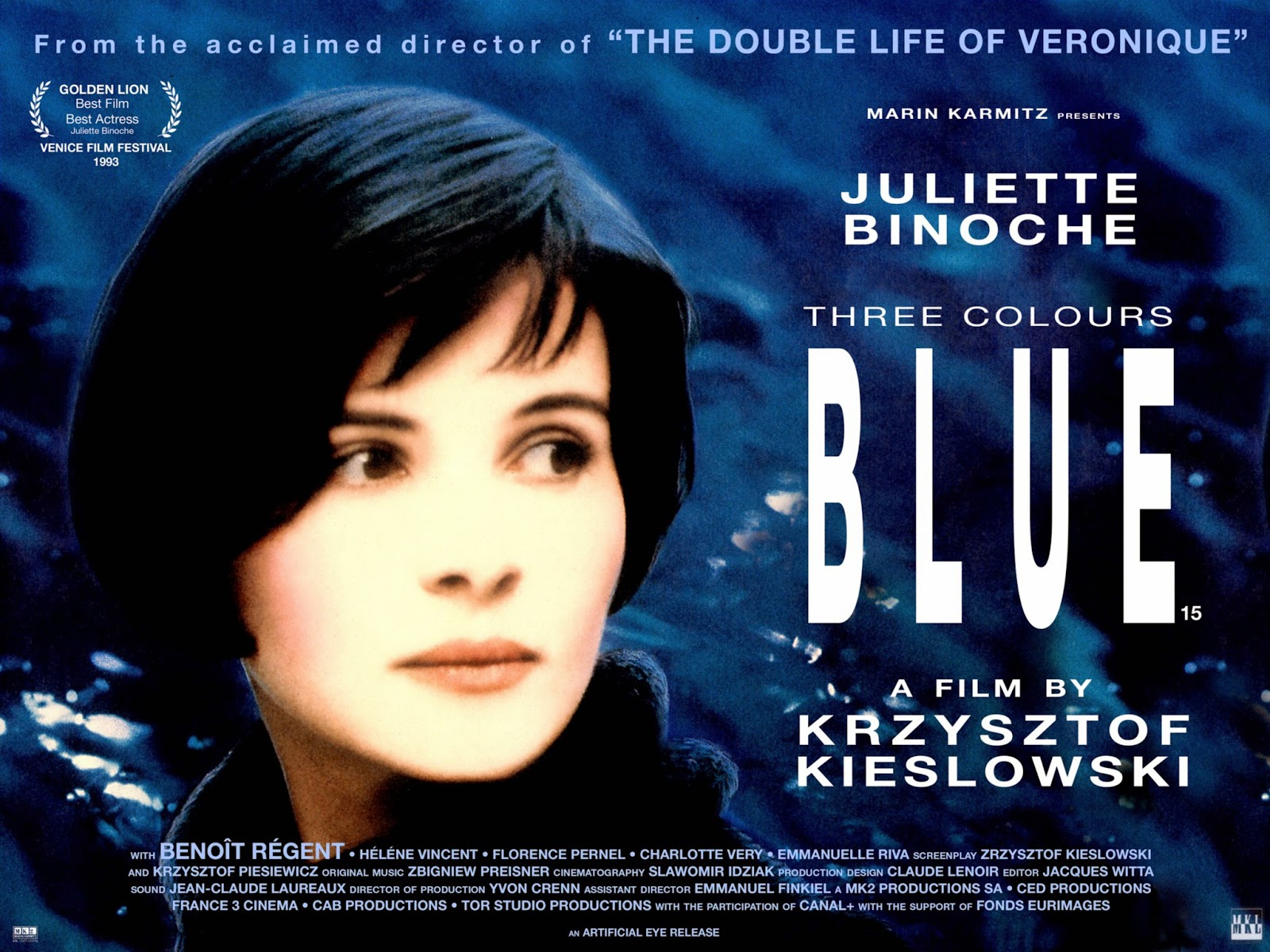 three colors blue aka trois couleurs bleu 1993 europe