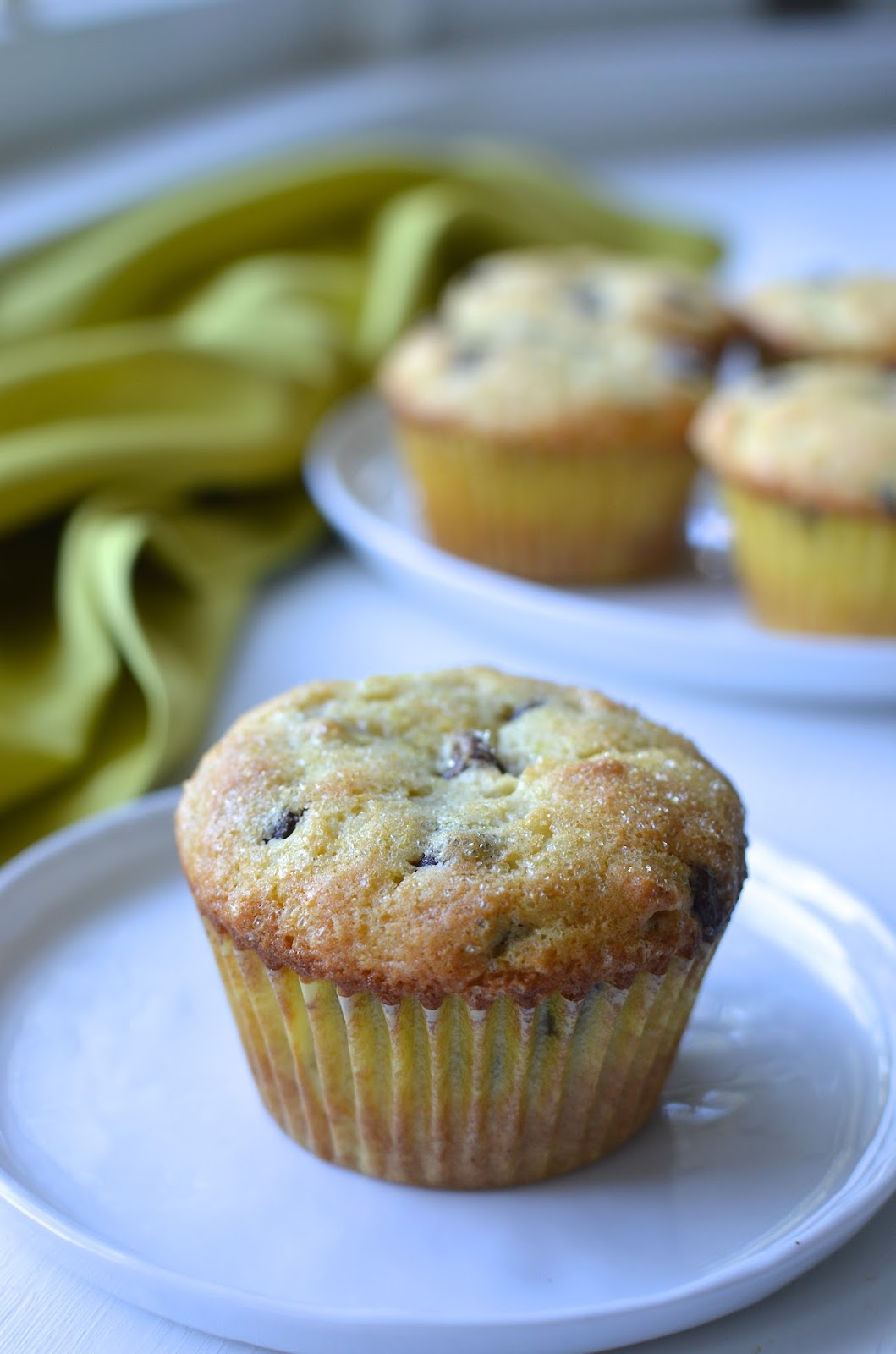 Playing with Flour Chocolate chip muffins