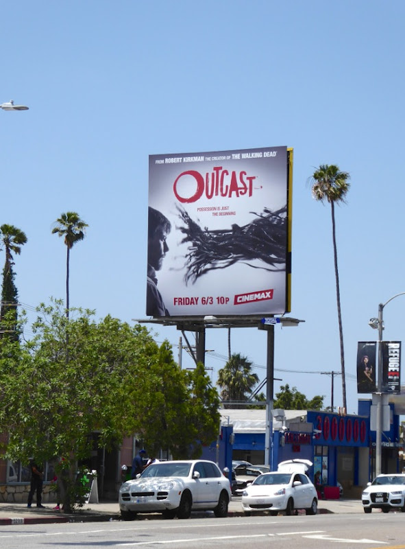 Outcast season 1 billboard Pico Boulevard Outcast season 1 billboard