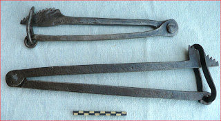 Pick à Sabot Pliant Ancien - Outil Maréchal-ferrant - Acier Japon - 4,5 Pouces