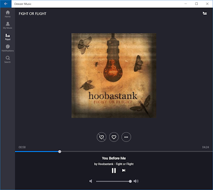 Deezer Music beta for Windows 10