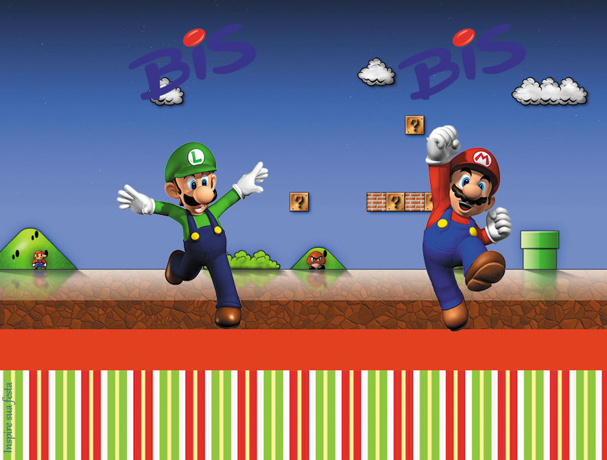 Fiesta de Super Mario Bros: Toppers y Etiquetas para Candy Bar para  Imprimir Gratis. - Oh My Fiesta! Friki