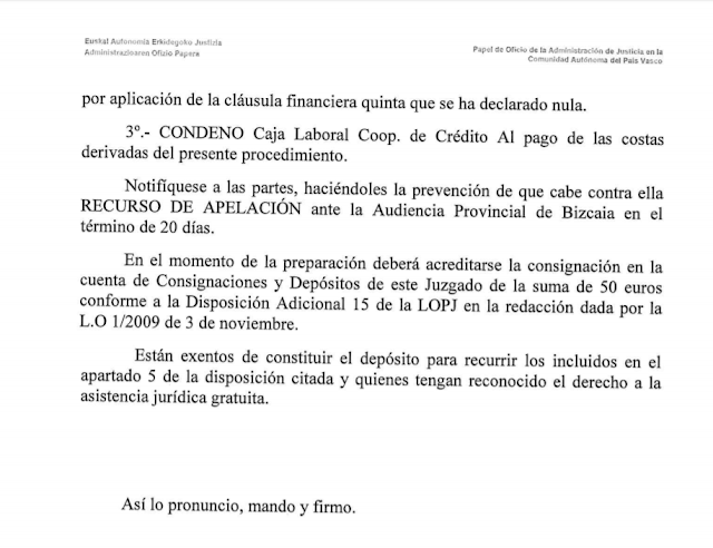 sentencia clausula suelo gastos hipoteca sentencia clausula suelo gastos hipoteca