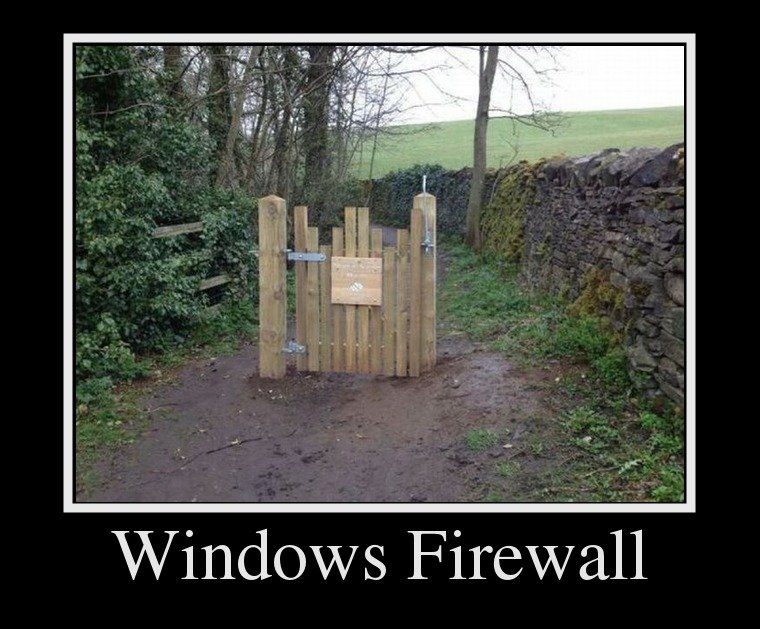 Windows Firewall Funny pictures and videos