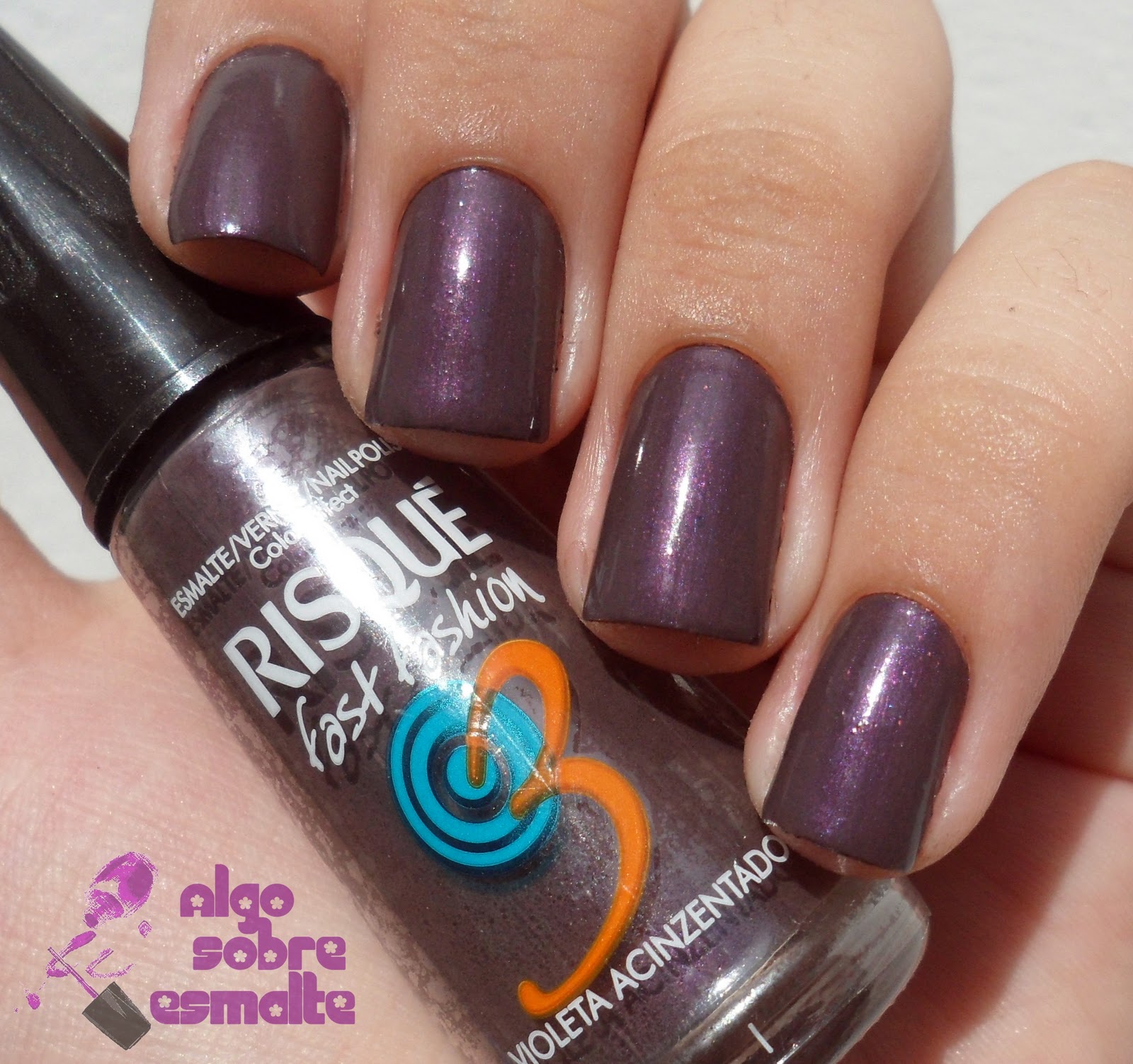 Algo Sobre Esmalte Violeta Acinzentado Risqué Fast Fashion 03