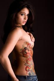 Sexy tattoo art body design
