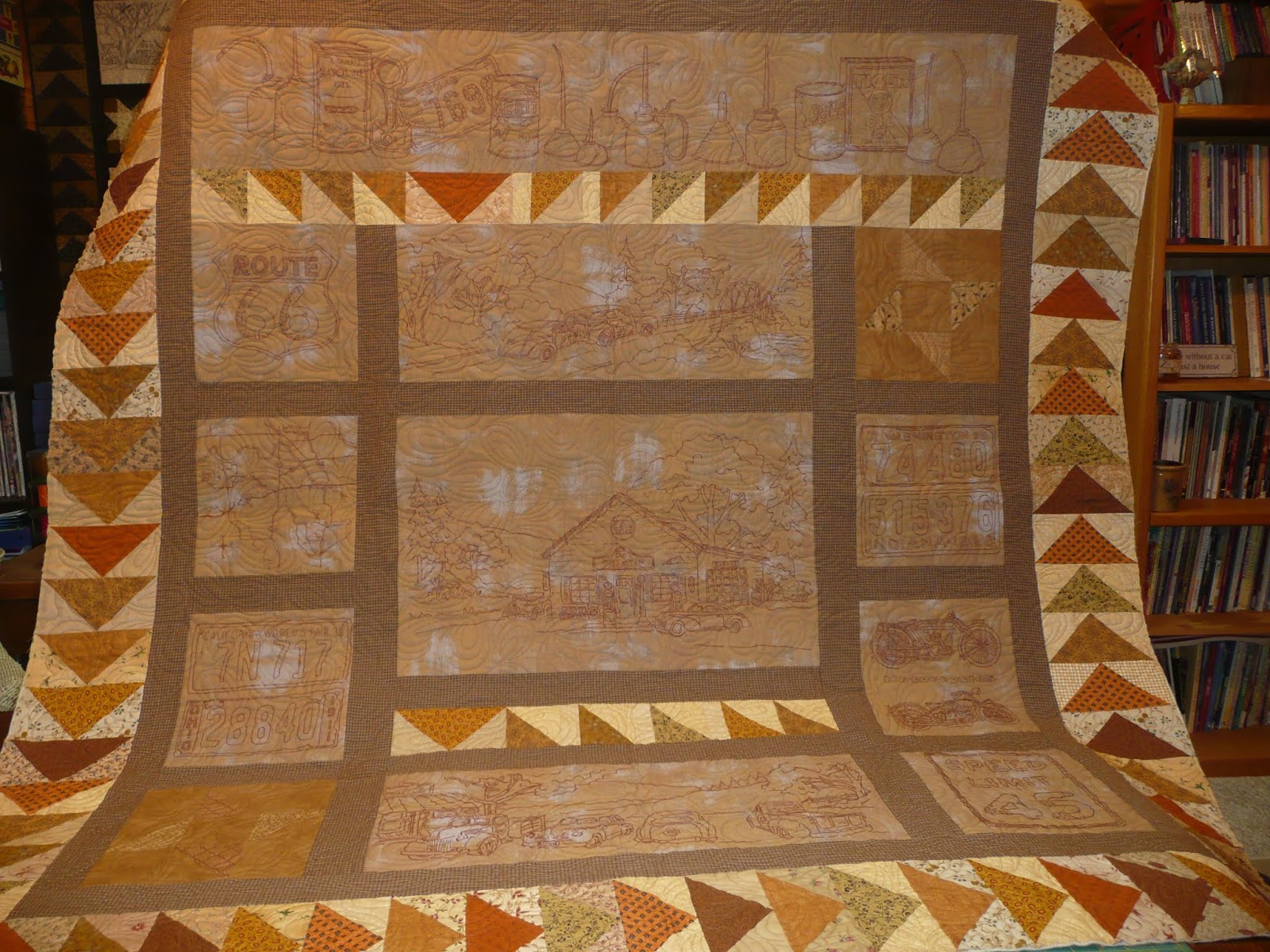 Acorn Ridge Quilting Tin Vintage Quilt