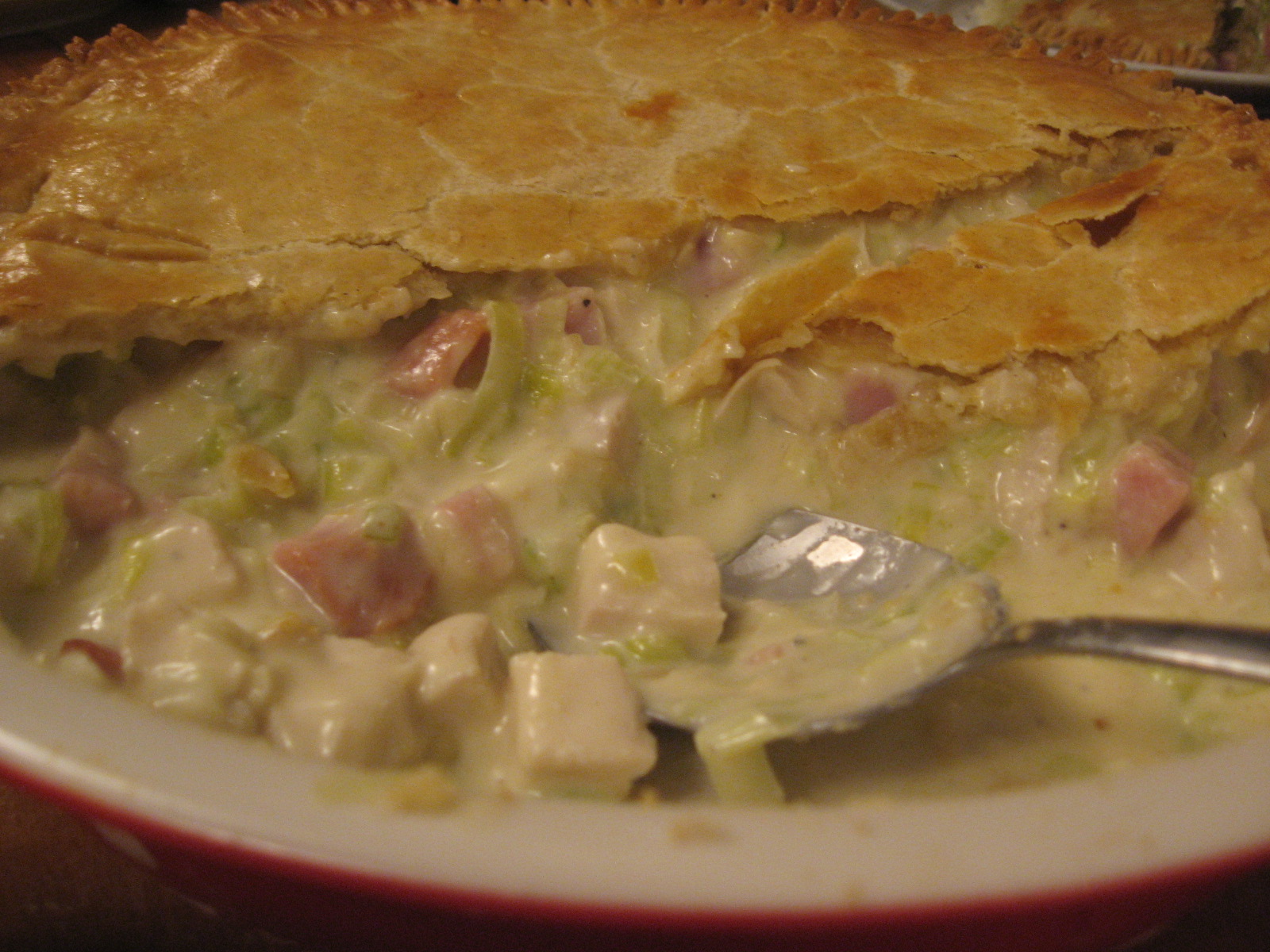 Kate's blog (Reading & Eating) Dinner, 28/10/16 Creamy Chicken, Ham