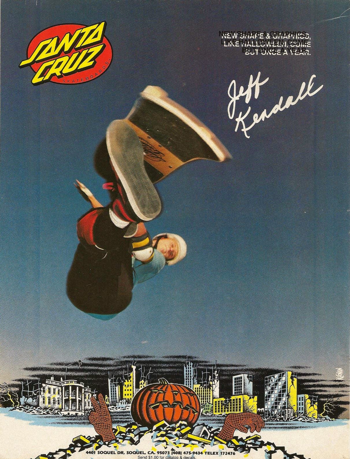 Nostalgia on Wheels 1980's Skateboard Deck Ads