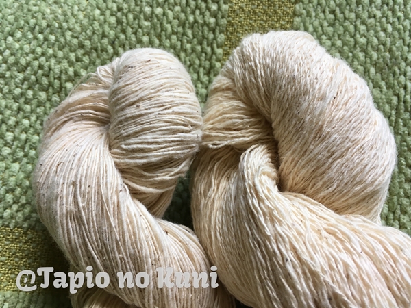 手紡ぎコットン単糸 - 手仕事＠タピオの国