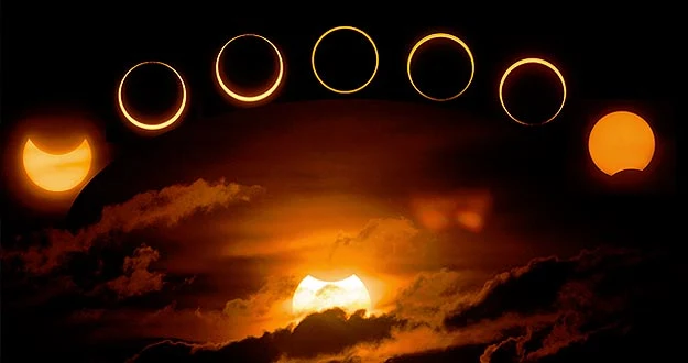 O eclipse é um fenômeno em que a Lua passa na frente do sol