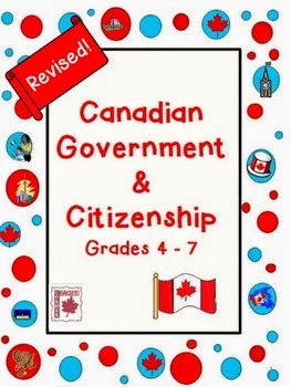 http://www.teacherspayteachers.com/Product/Canadian-Government-and-Citizenship-399816
