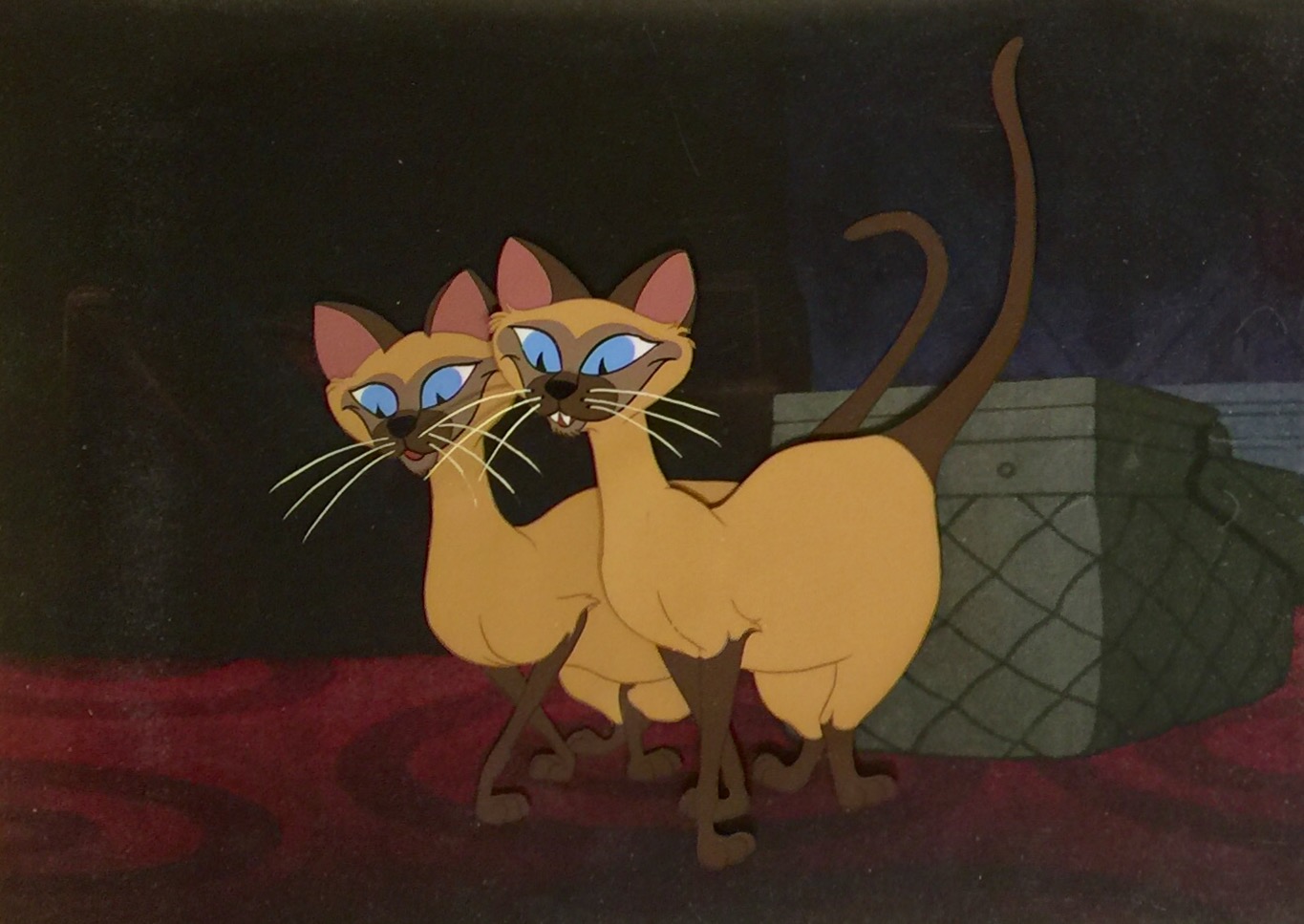 Animation Collection: Original Production Animation Cels of Si And Am The Siamese  Cats from 