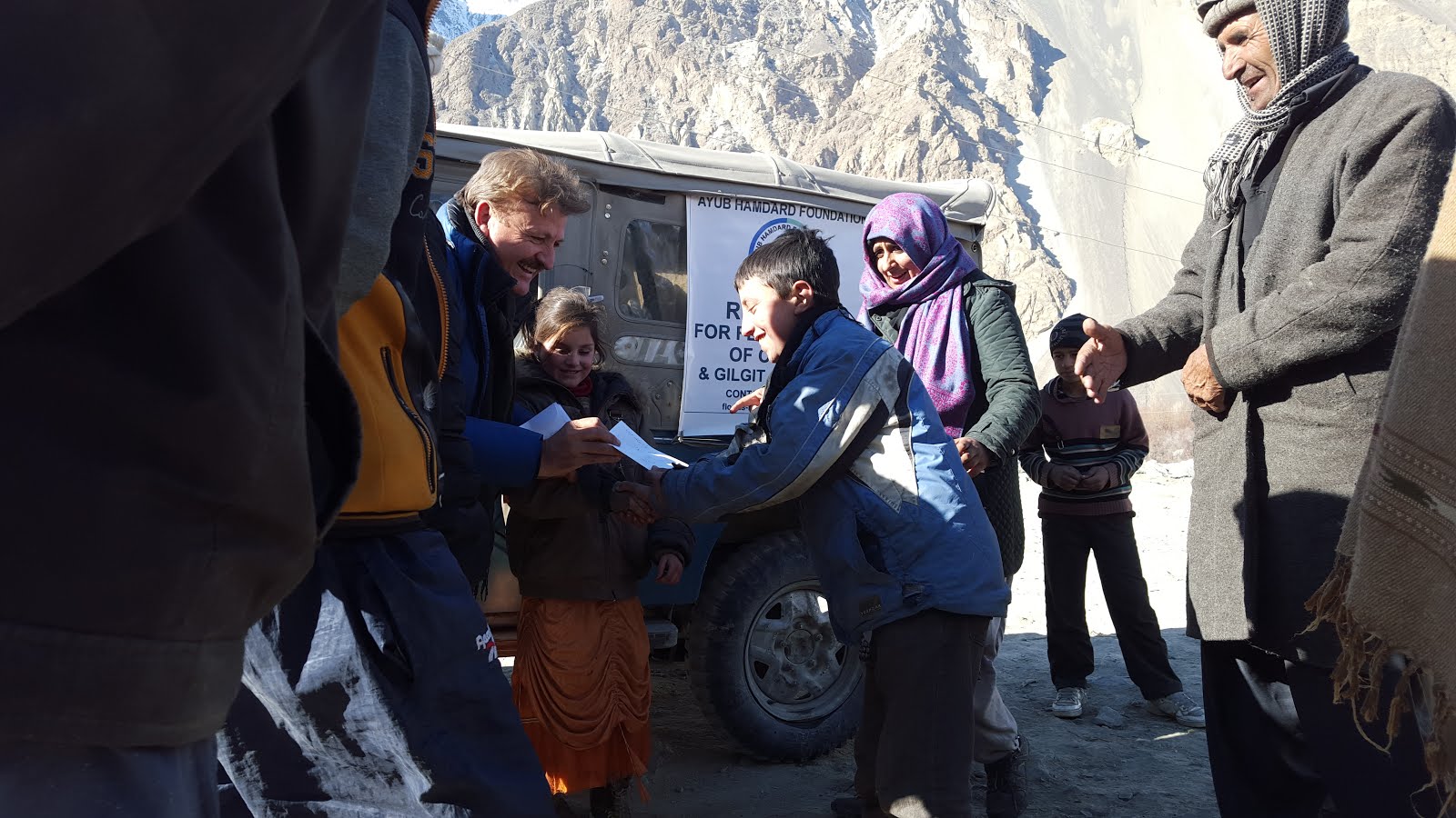 AHF RELIEF AT YARKHUN UPPER CHITRAL