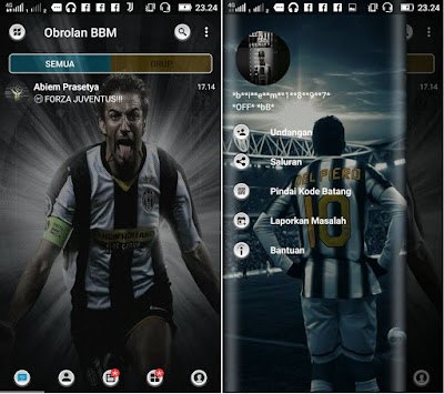 BBM Mod v3.3.1.24 Tema Del Piero BBM Mod v3.3.1.24 Tema Del Piero