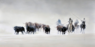 pinturas-de-paisajes-con-caballos-al-oleo