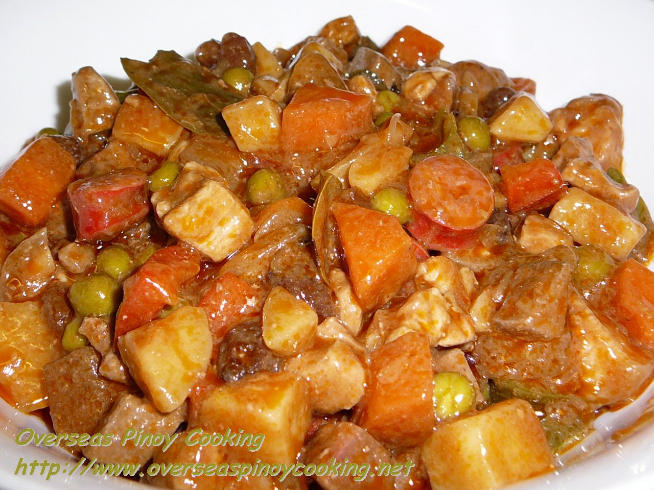 Overseas Pinoy Cooking Pork Menudo