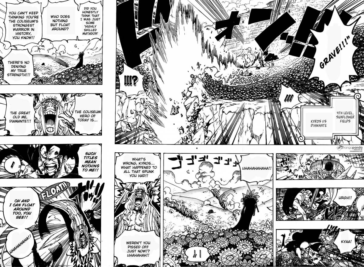 One Piece Ch 776: The Coliseum Hero
