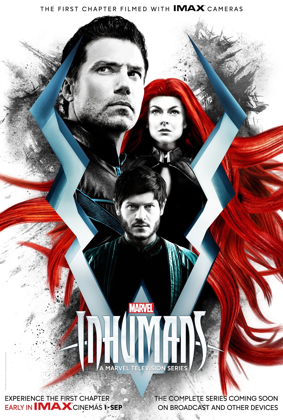 imax poster for marvel's inhumans