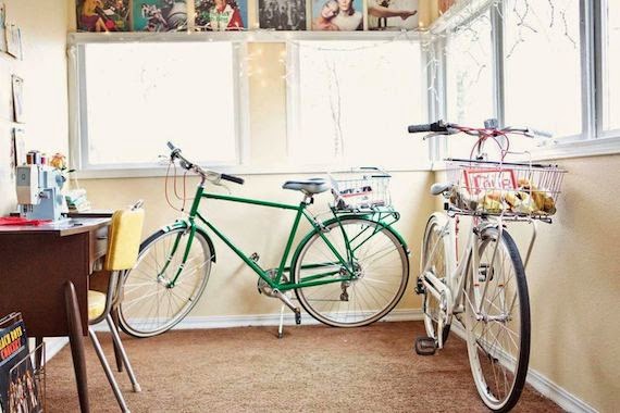 la bicicleta en la decoración