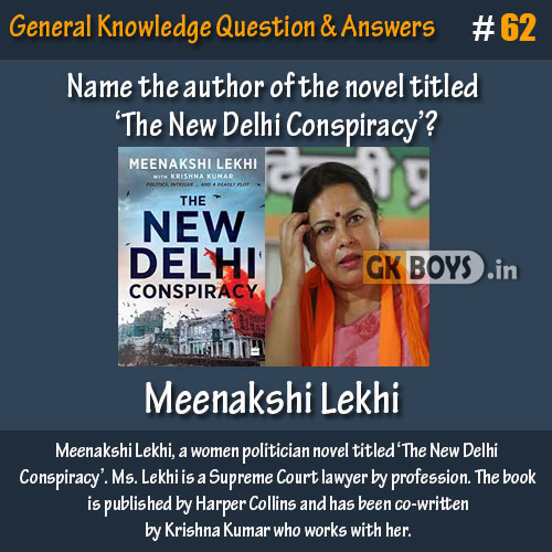 Name the author of the novel titled ‘The New Delhi Conspiracy’?
