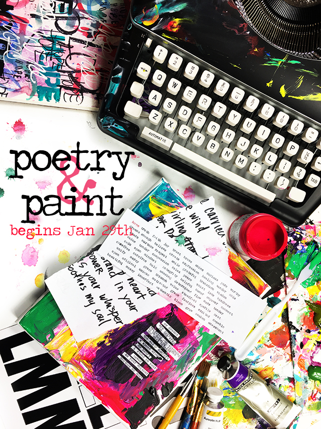 new class poetry and paint!