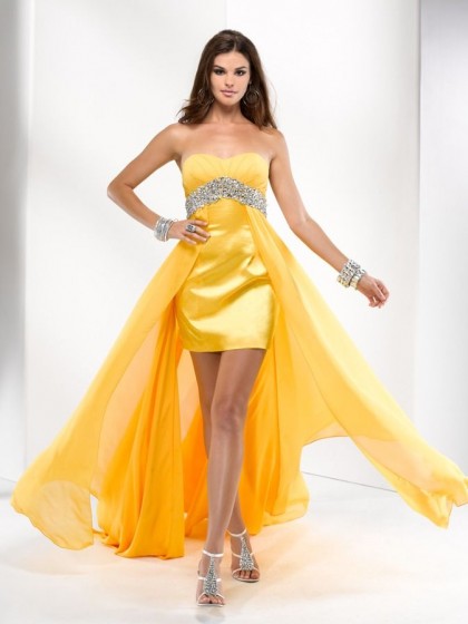 Eyes On Party: Yellow Cocktail Dress, Right One for Your Special Ocaasion