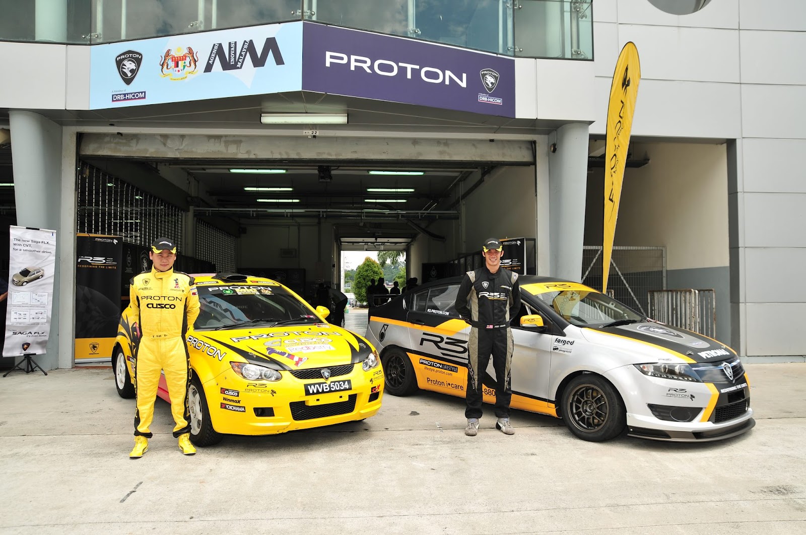 Penampilan pertama jentera perlumbaan Proton Preve R3