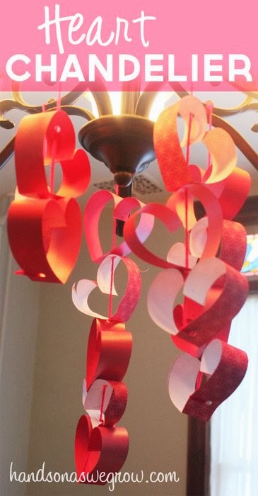 http://handsonaswegrow.com/kids-valentines-day-craft-strings-of-hearts-chandelier/
