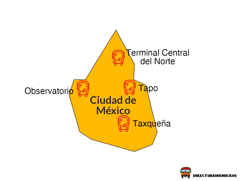 Terminal Central del Norte de la Ciudad de México actualizado 2023 Terminal Central del Norte de la Ciudad de México actualizado 2023