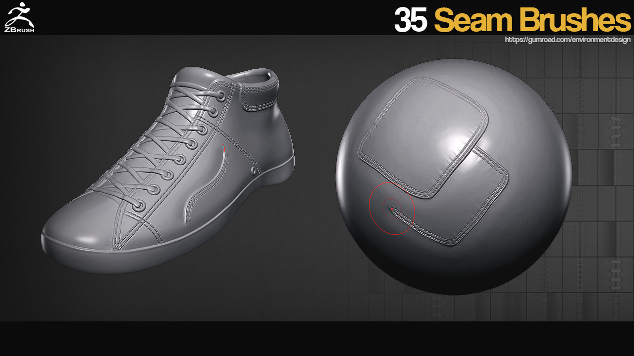 35 Seam Brushes for ZBrush Computer Graphics Daily News
