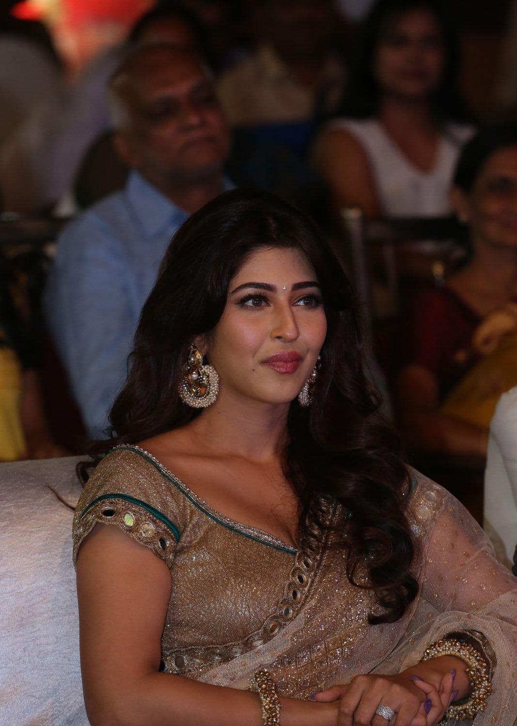Sonarika Bhadoria Looks Super Sexy In Saree At Telugu Film â€œEedorakam Aadorakam Audio Launch Event In Hyderabad