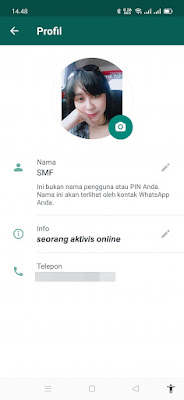 How to make a unique font on Whatsapp info 8