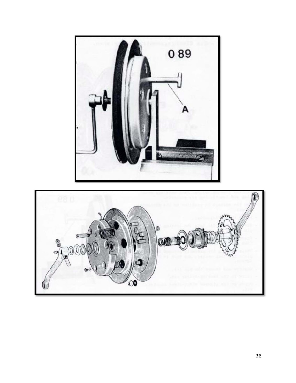 Restored Motorcycle Style Peugeot 103 Service Manual
