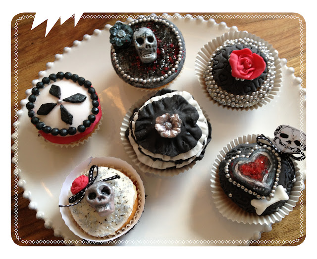 Zuckerschock und Tortenglück Gothic Cupcakes
