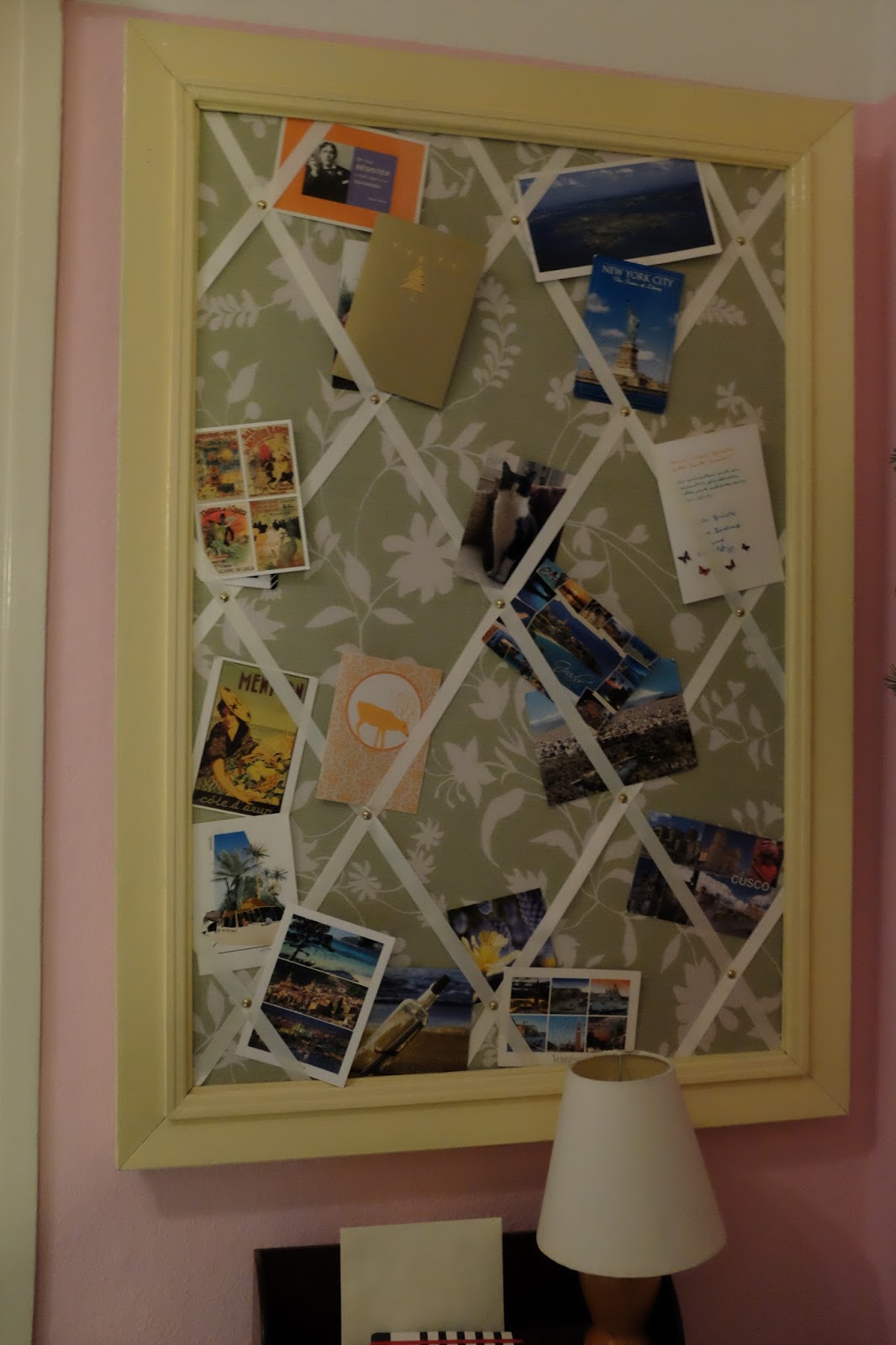 Pinnwand Aus Altem Bilderrahmen Fuchsgestreift