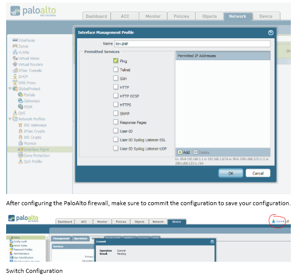 Configure PaloAlto Interface and Ping from LAN iTech Digest