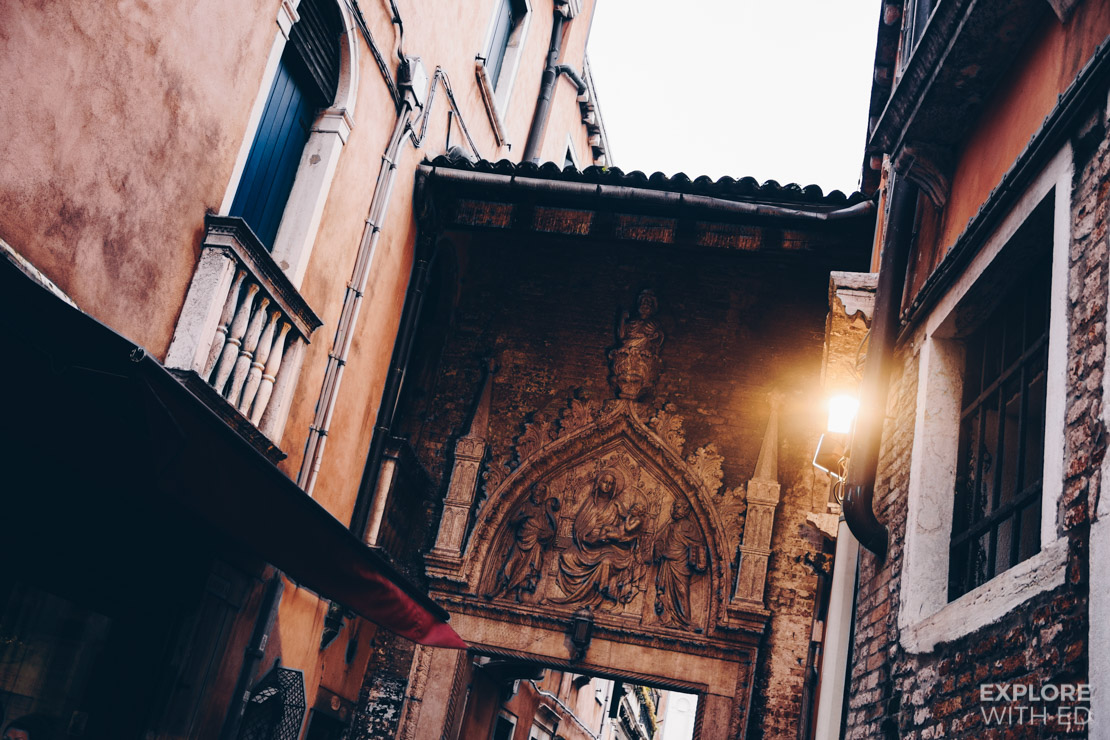 Beautiful murals and street sculptures in Venice