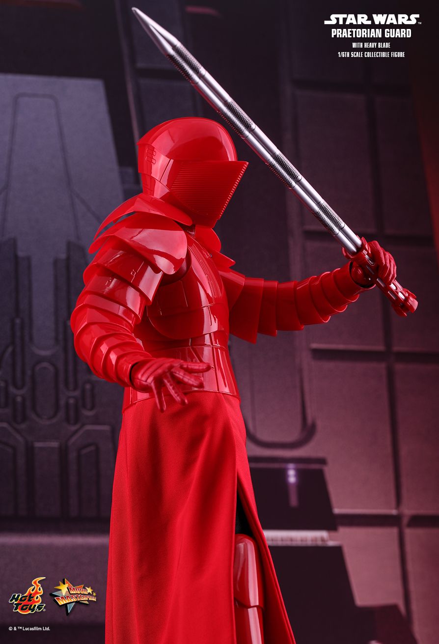 Bandai SH Figuarts Star Wars Last Jedi Praetorian Guard Whip Staff Action  Figure 