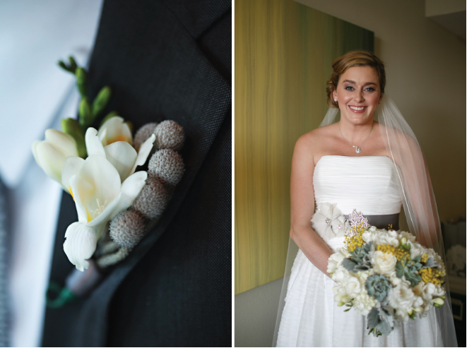 Una Boda en Amarillo, Negro y Gris.
