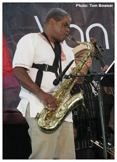Edward Wilkerson - saxaphone and Proyecto Libre | Photograph by Tom Bowser