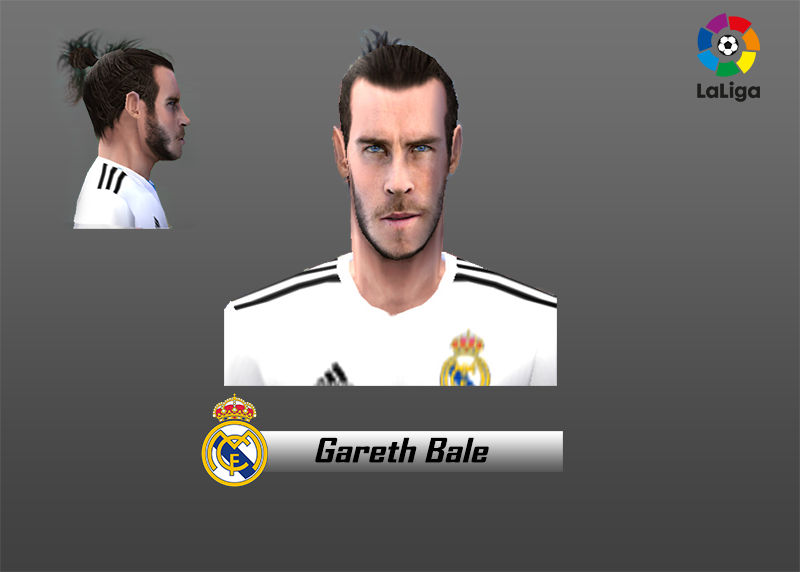 Ultigamerz: Pes 6 Gareth Bale (Real Madrid) Face 2018/19
